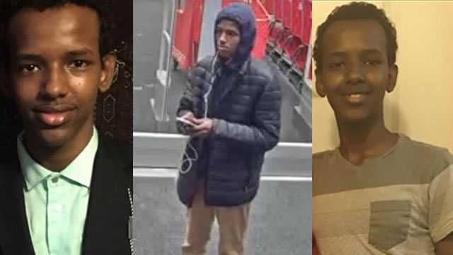 Abdi Sharif, 18, went missing from a Target in Merle Hay where he worked. He was last seen on CCTV camera after leaving his shift.