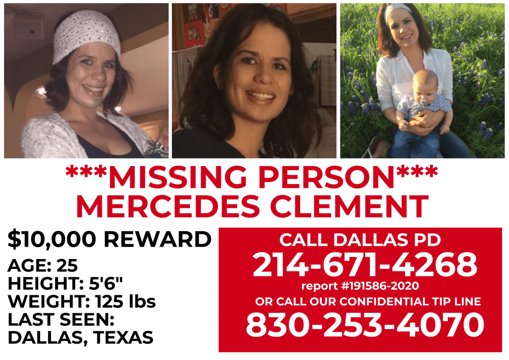 Missing person Mercedes Clement